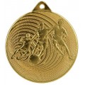 Medaille Fußball 70mm in Gold, Silber u. Bronce